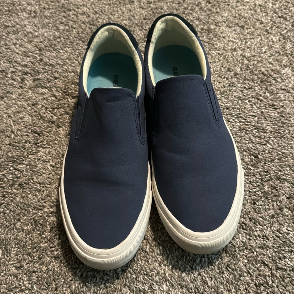 Women’s SeaVees Hawthorne slip on standard poplin twill 7